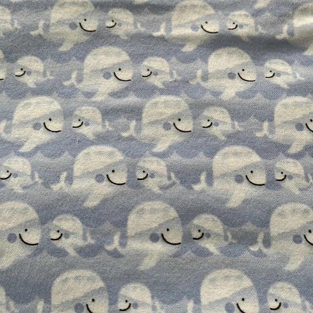 Sea life baby flannel receiving blanket - Picture 6 of 8